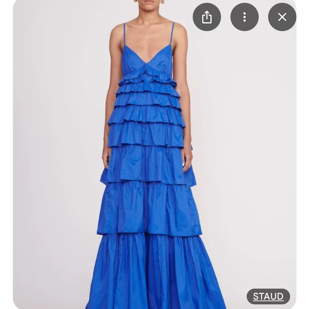 Staud Rylie Dress in Lapis, worn once size S